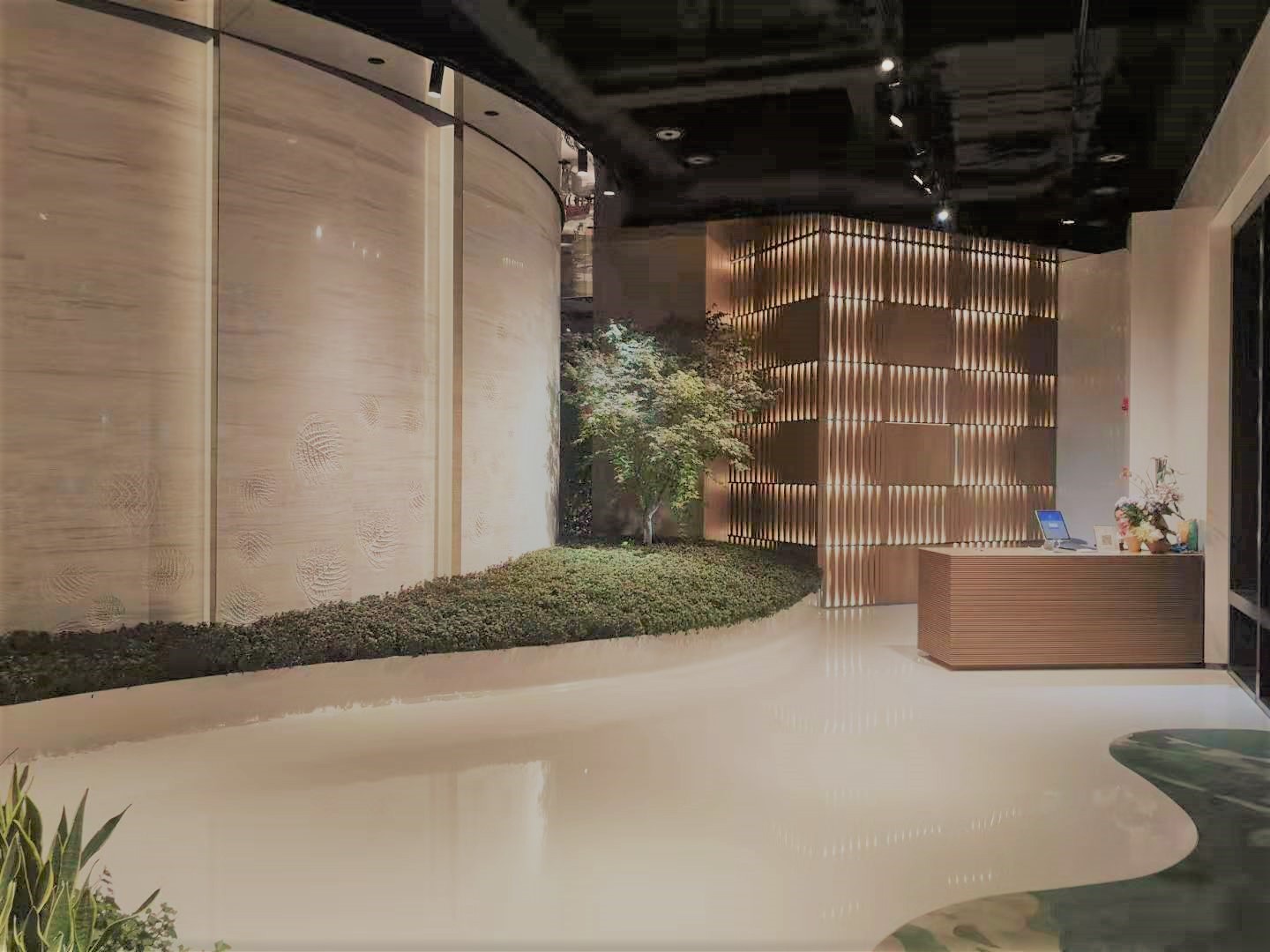 上海瑞艺景观-上海市虹口区瑞虹新城售楼处室内景观网展图