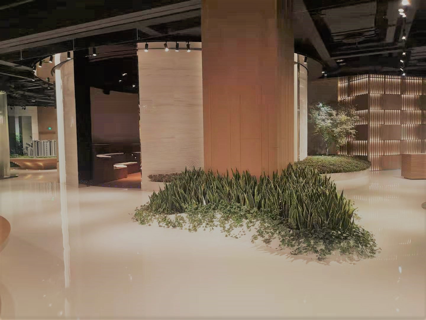 上海瑞艺景观-上海市虹口区瑞虹新城售楼处室内景观网展图