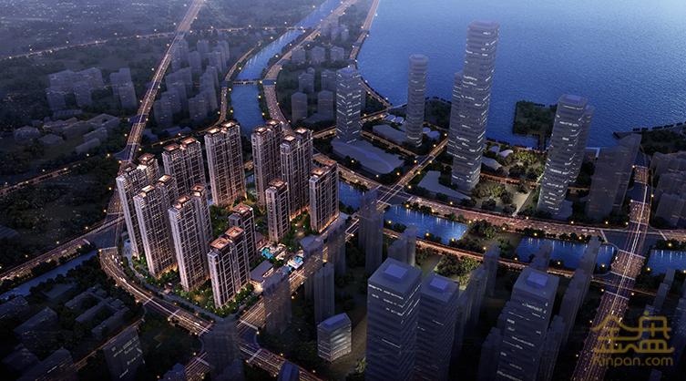 建发央著项目主入口景观工程