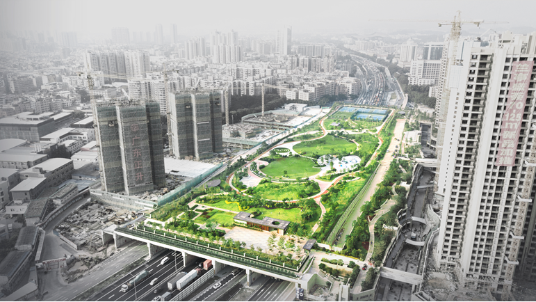 广州东圃上盖公园景观设计