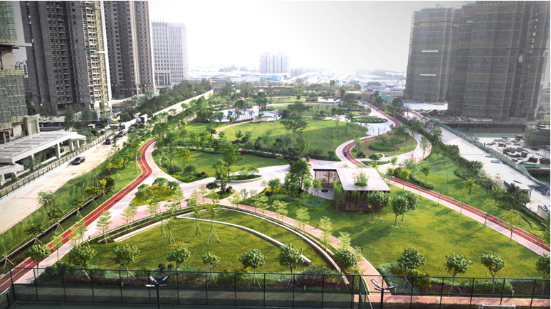 广州东圃上盖公园景观设计