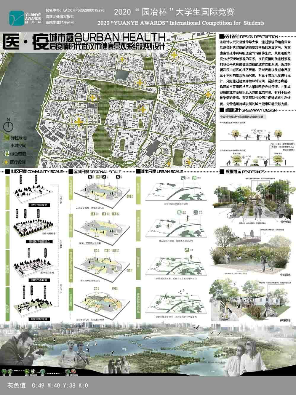 医•疫-城市愈合—后疫情时代武汉市健康景观系统规划设计