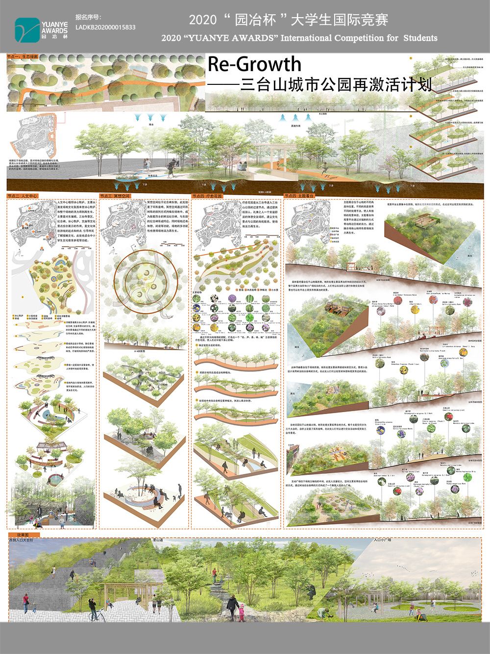 Re-Growth——再激活计划指导下的三台山城市公园设计