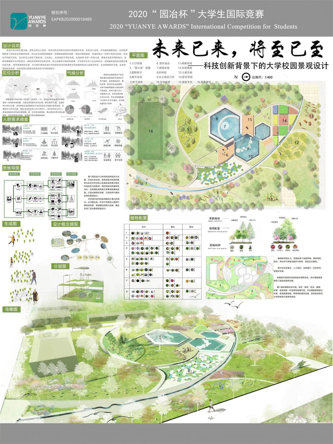 “未来已来，将至以至”——科技创新背景下的大学校园景观设计”