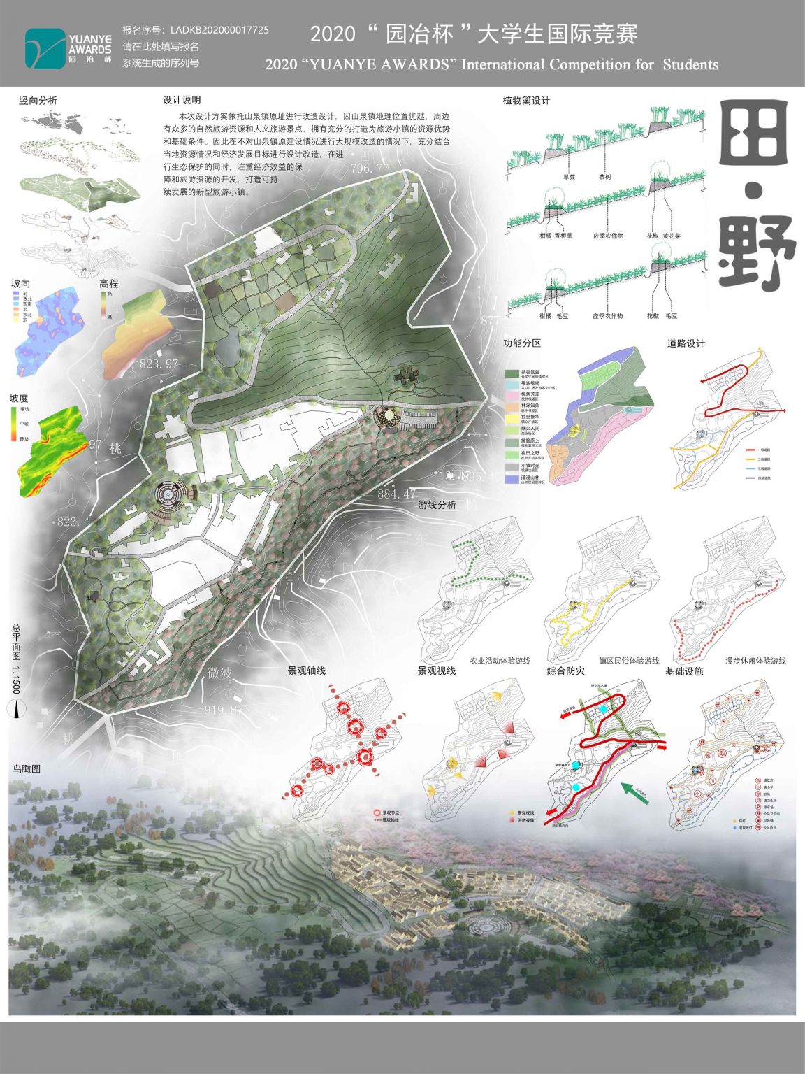 成都龙泉山风景区所属镇区改造课程设计