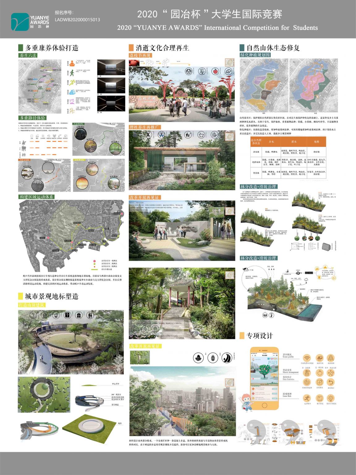 四“养”融汇·山海连城————基于生态康养理念的深圳大南山公园景观规划设计