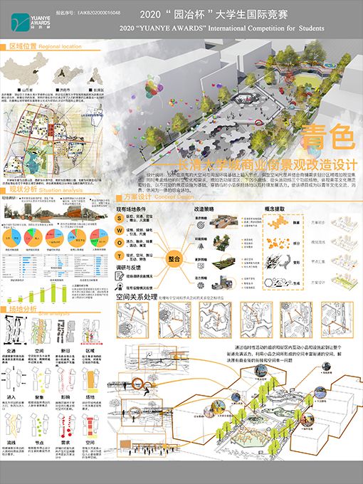 长清大学城商业街景观设计