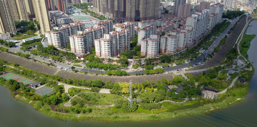 西枝江红楼滩公园
