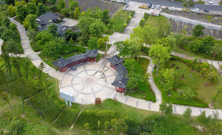 西枝江红楼滩公园