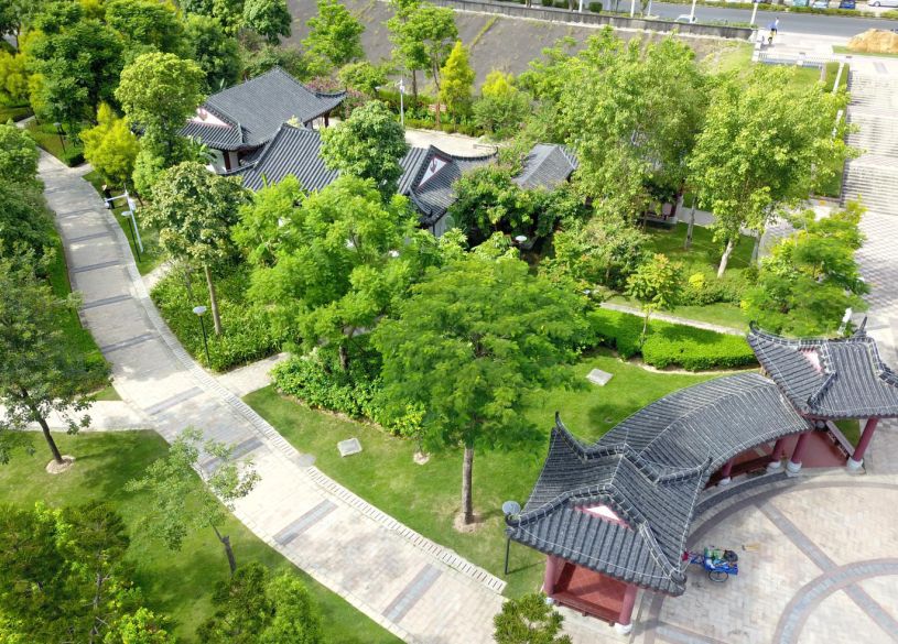 西枝江红楼滩公园