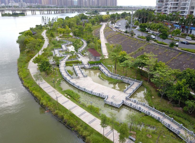 西枝江红楼滩公园