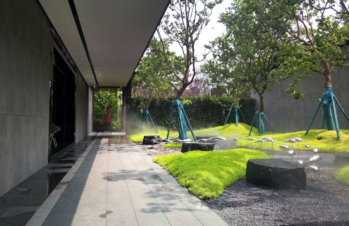 重庆洺悦芳华项目示范区园林景观工程