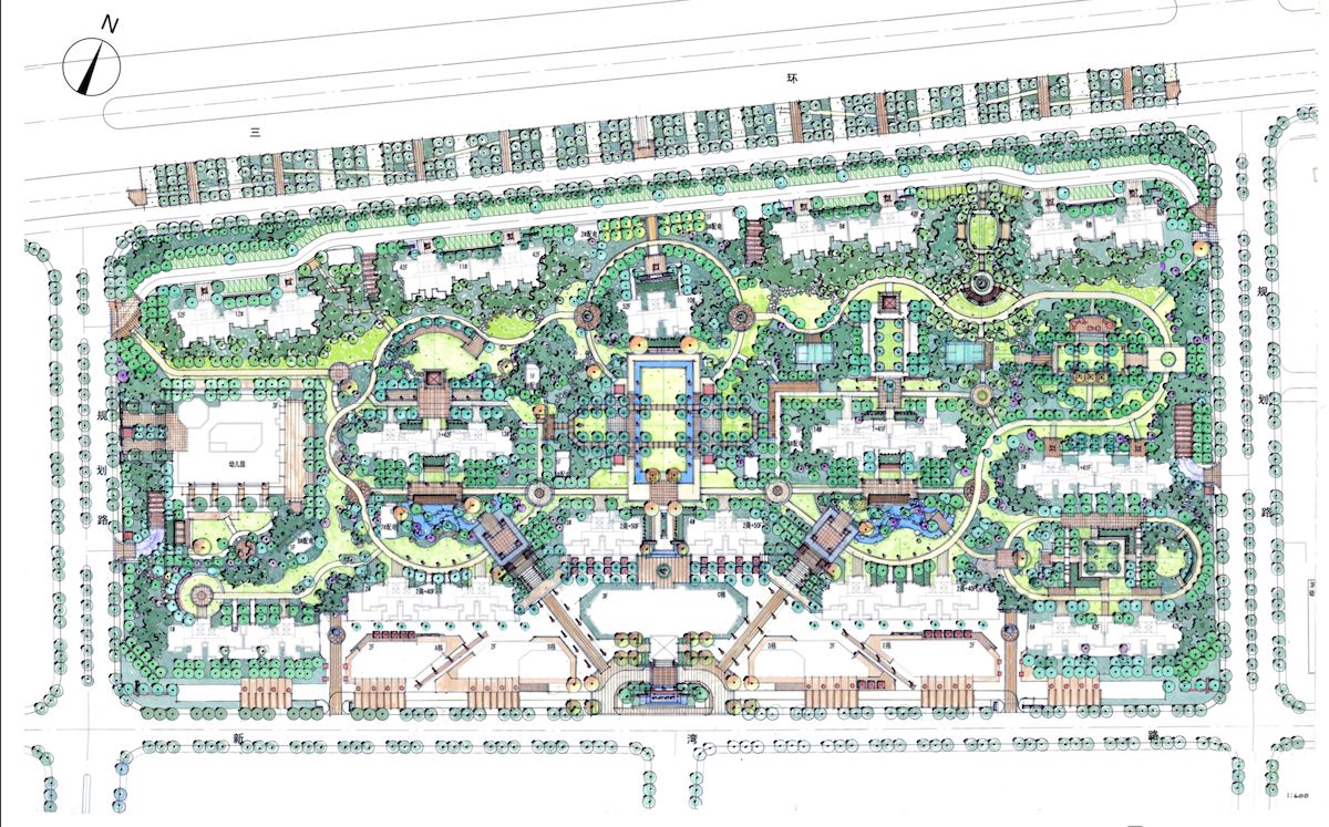 电建地产·盛世江城三期项目园林景观绿化工程