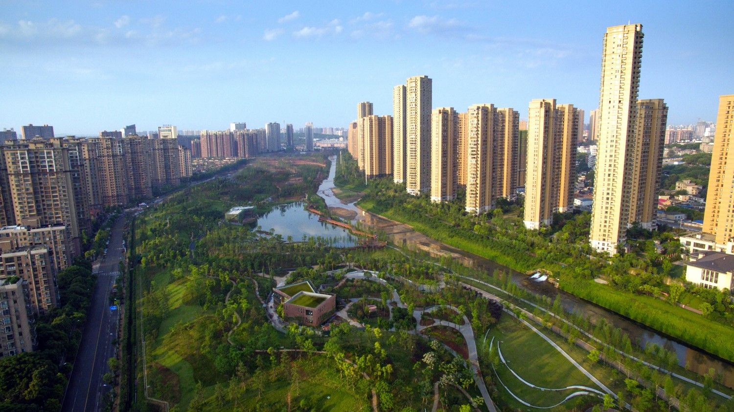 长沙圭塘河生态公园二期景观设计