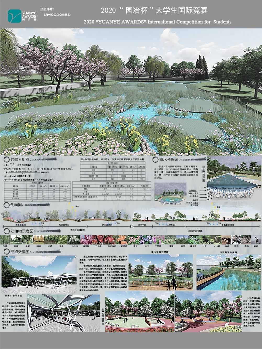 曲水流觞——低影响开发模式下的城市滨河森林公园景观改造