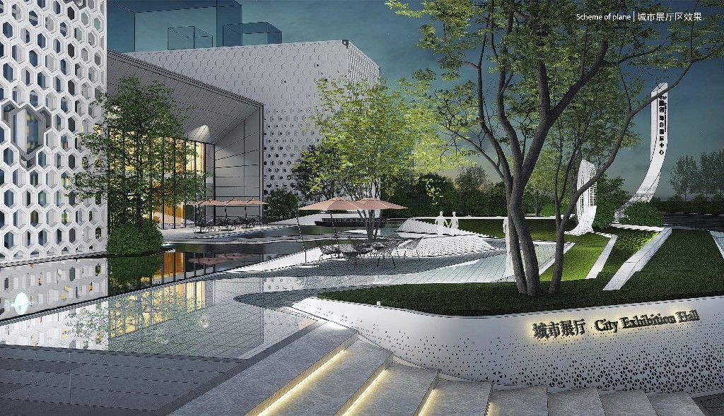 烯谷国际中心A-2地块建设项目一期景观工程