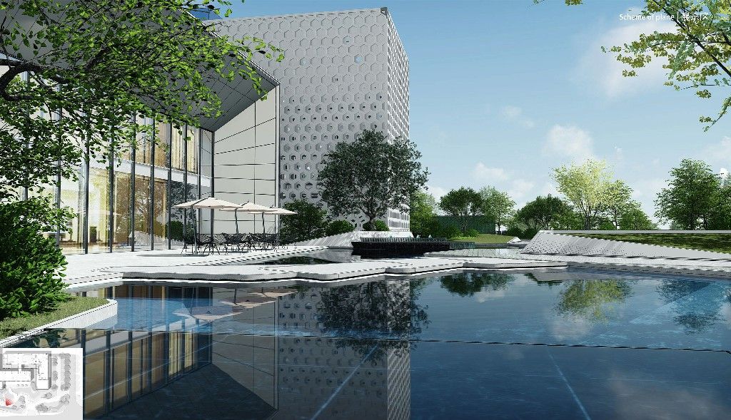 烯谷国际中心A-2地块建设项目一期景观工程