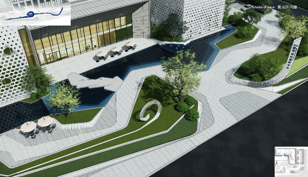 烯谷国际中心A-2地块建设项目一期景观工程