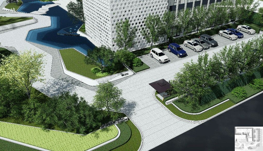 烯谷国际中心A-2地块建设项目一期景观工程