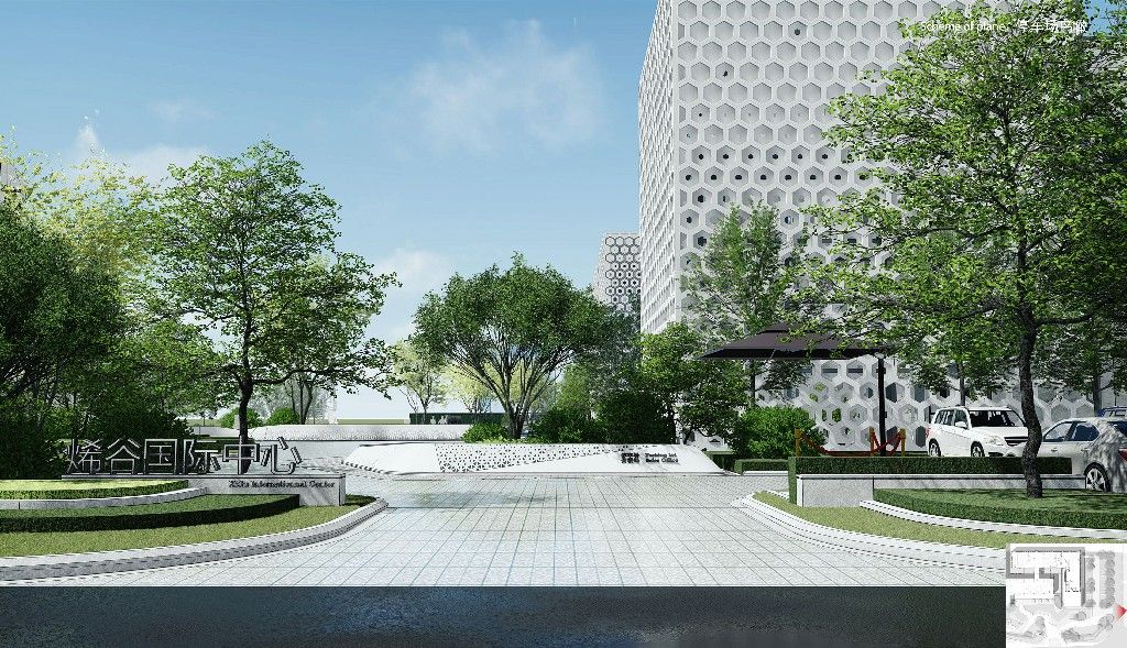 烯谷国际中心A-2地块建设项目一期景观工程