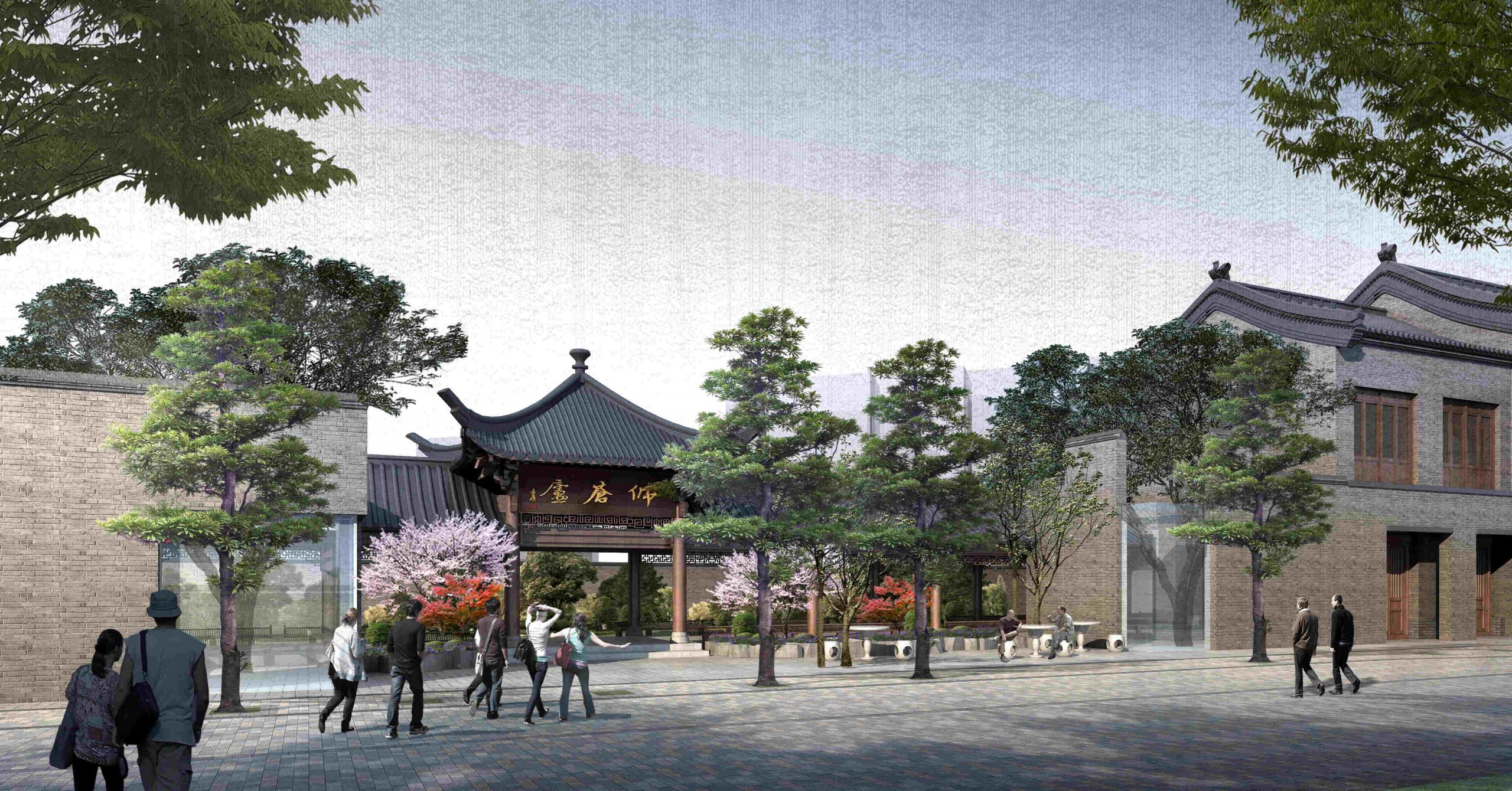 安徽·合肥·蜀山森林公园北入口街区（半边街）景观设计