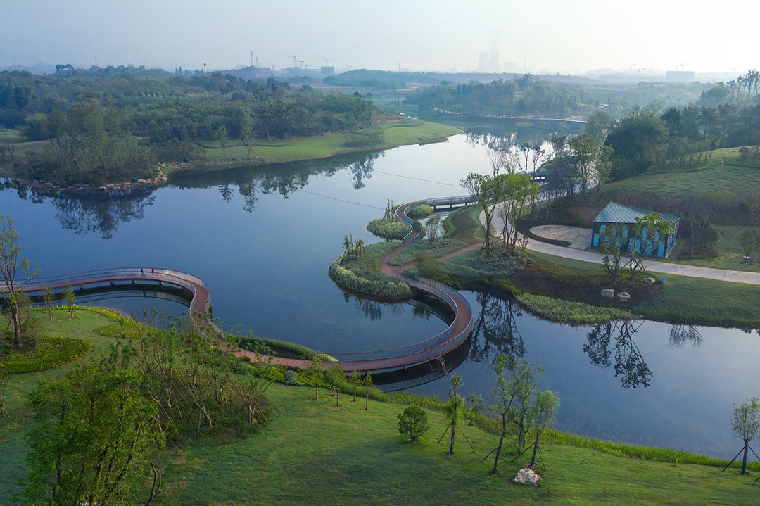 淮州新城杨溪湖湿地公园规划设计