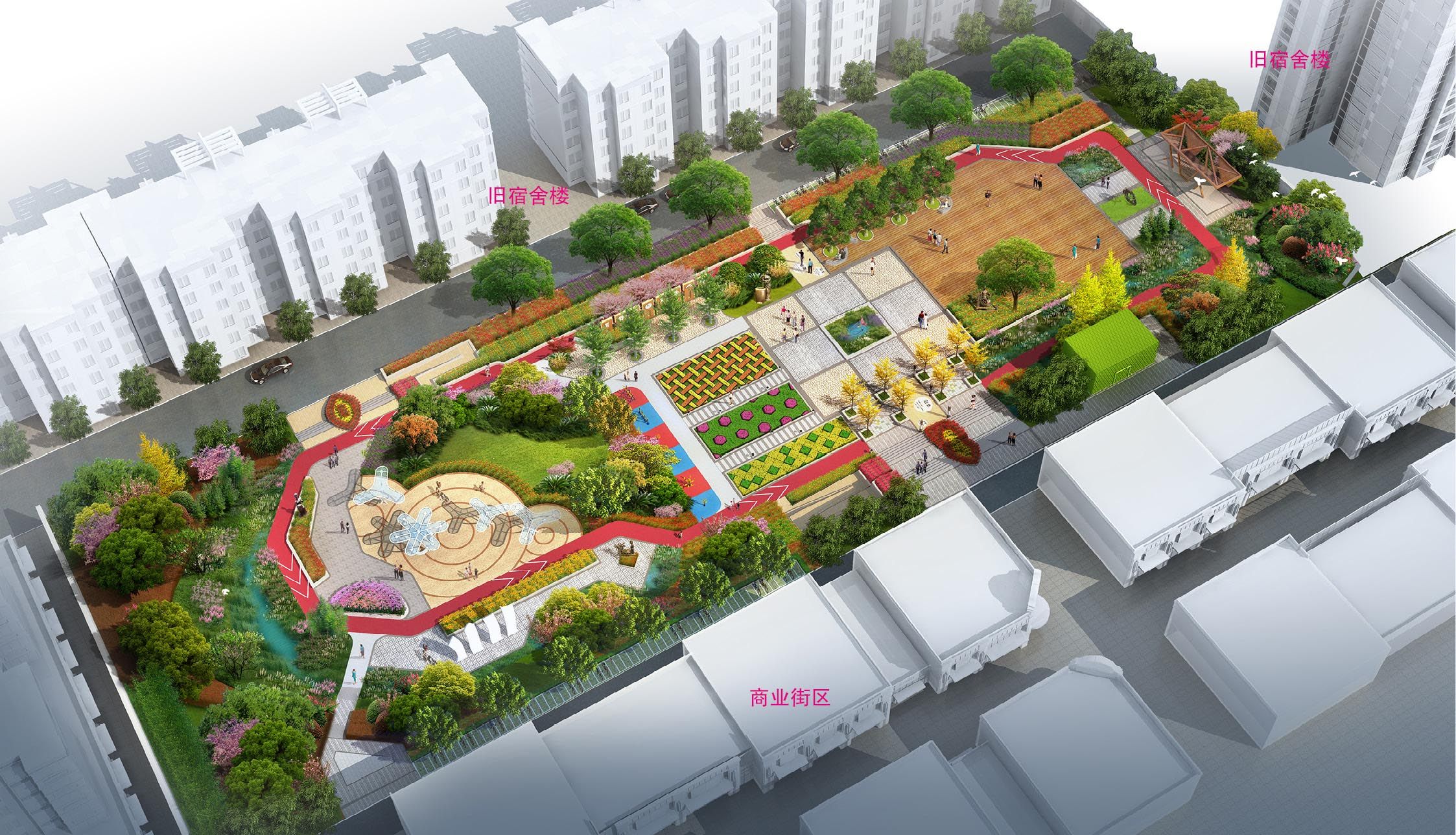 唤醒老旧社区沉睡的免疫力——抚州市抚纺社区改造园林景观设计方案