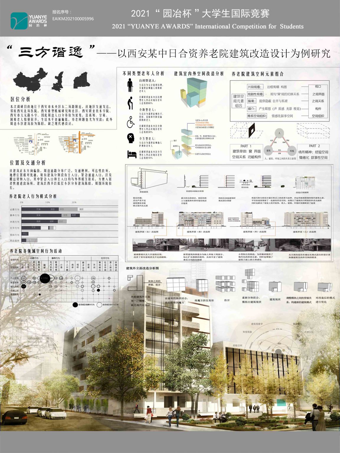三方协逸——以西安某中日合资养老院建筑改造设计为例研究