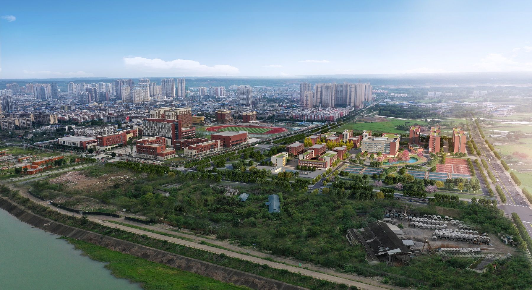 西南科技大学城市学院安州校区二期工程