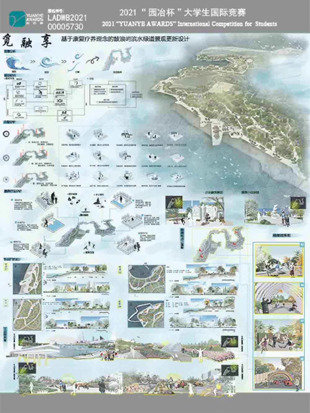 觅·融·享---基于康复疗养理论的鼓浪屿滨水绿道景观更新设计