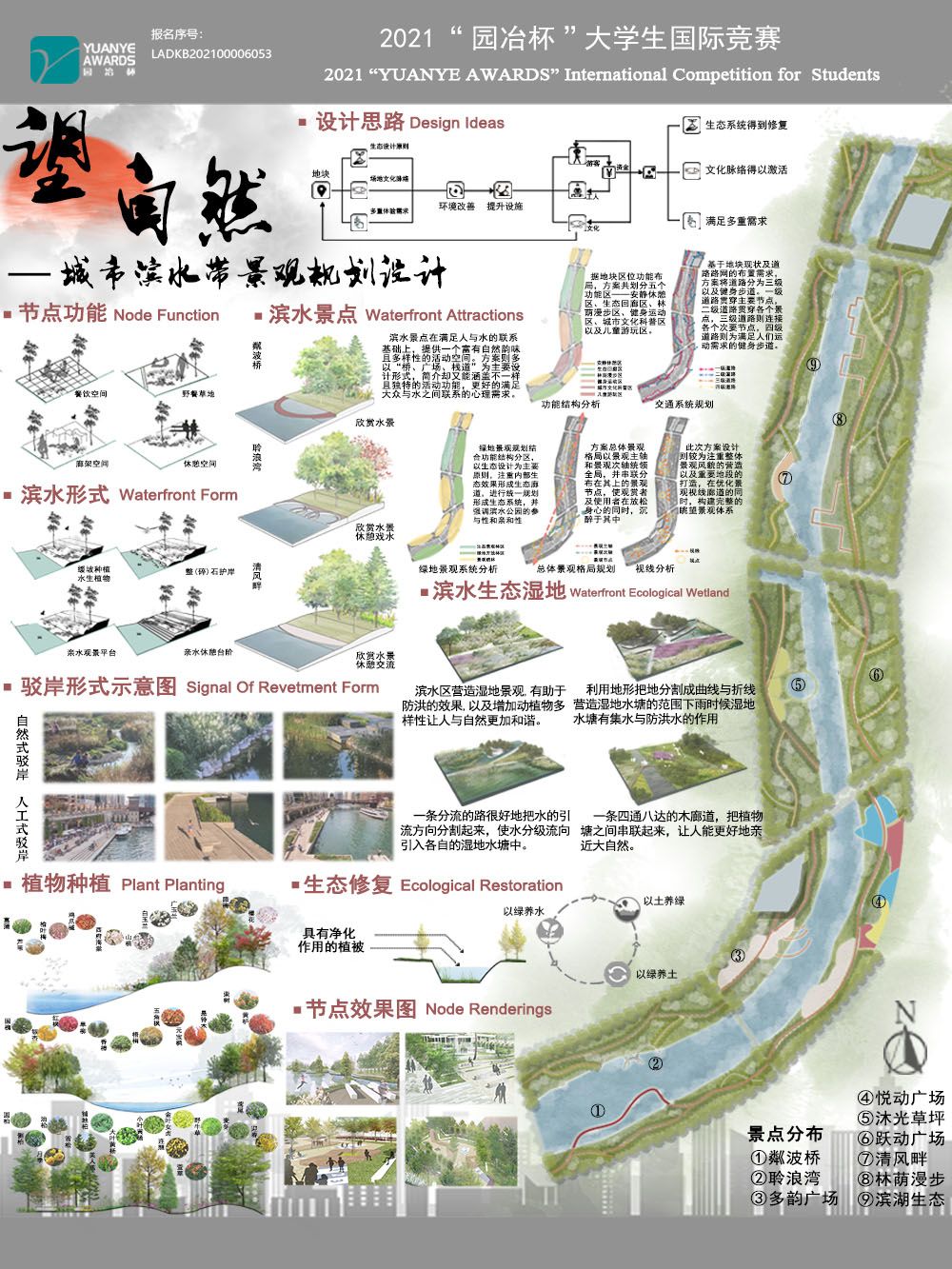 望自然——城市滨水带景观规划设计
