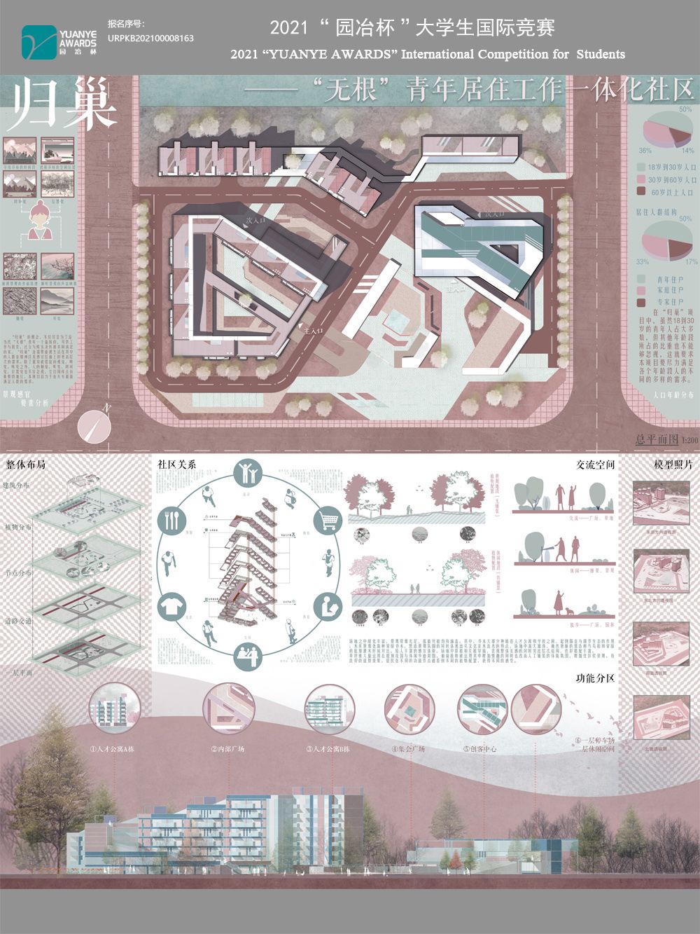 归巢——青年工作居住一体化社区设计