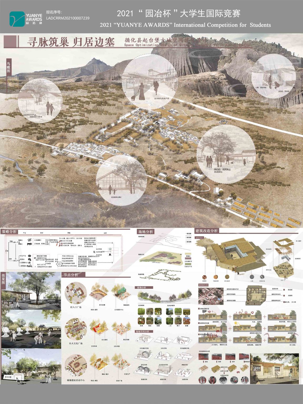 寻脉归巢，归居边塞——循化县起台堡古城空间优化设计