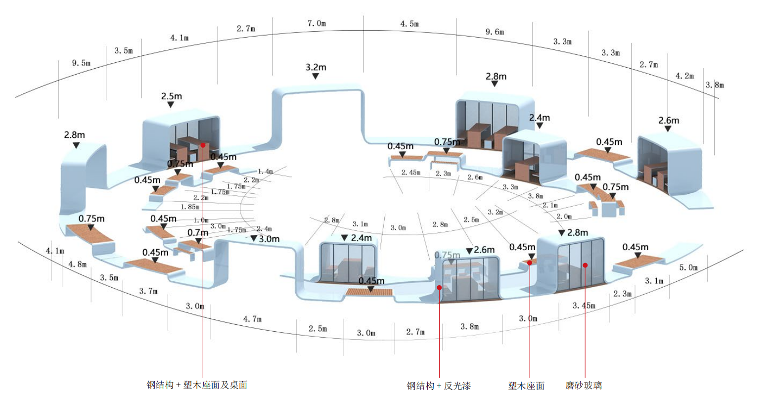 江苏海事职业技术学院灯塔周边景观改造设计 -涟漪