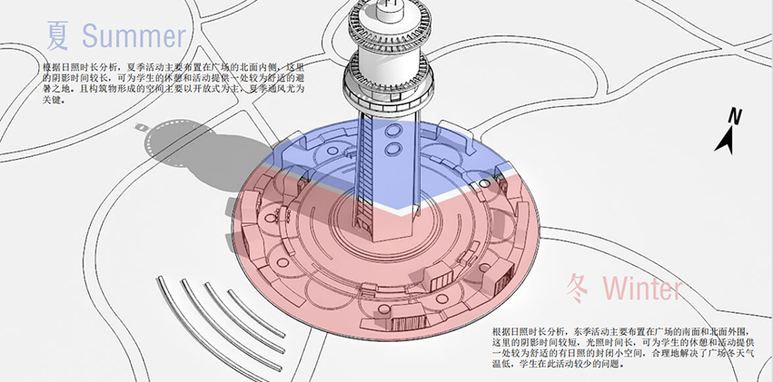 江苏海事职业技术学院灯塔周边景观改造设计 -涟漪