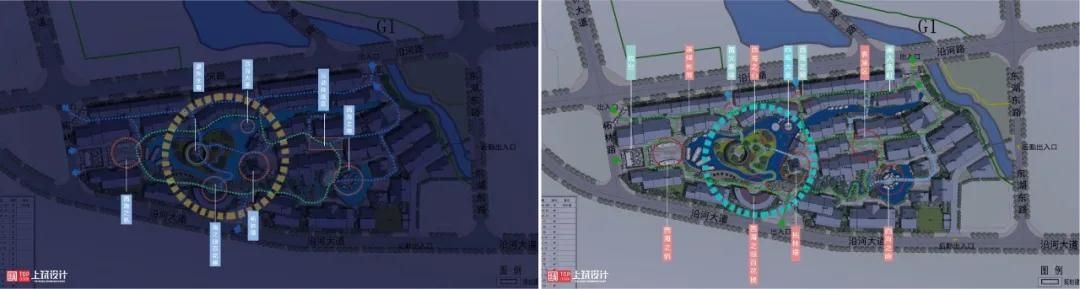 上筑照明设计 | 庐山西海柘林老镇美食文创园