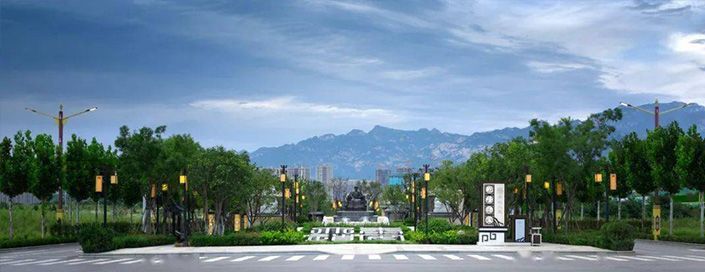 泰安市高铁新区泰安大道景观设计