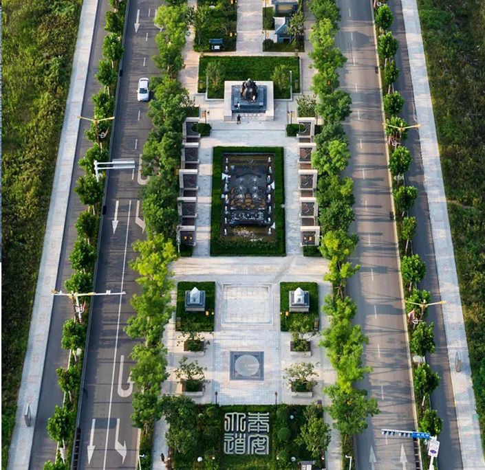 泰安市高铁新区泰安大道景观设计