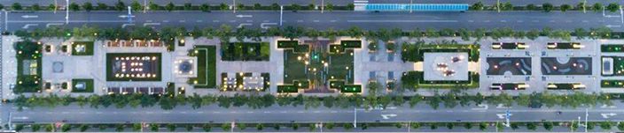 泰安市高铁新区泰安大道景观设计