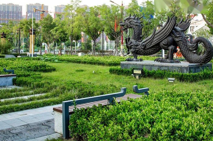 泰安市高铁新区泰安大道景观设计