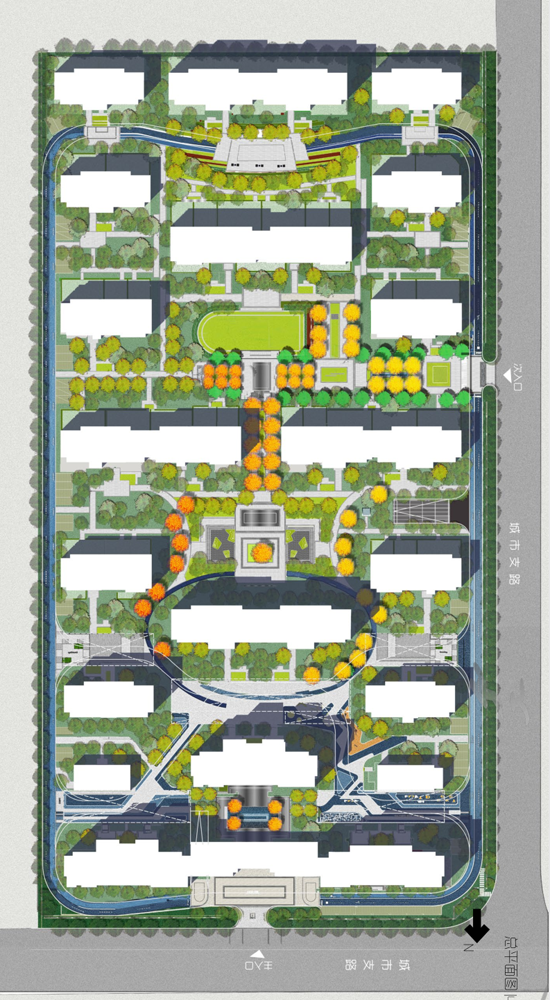 合肥北雁湖·玥园大区景观工程