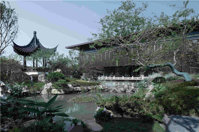 益阳央著项目展示区景观工程
