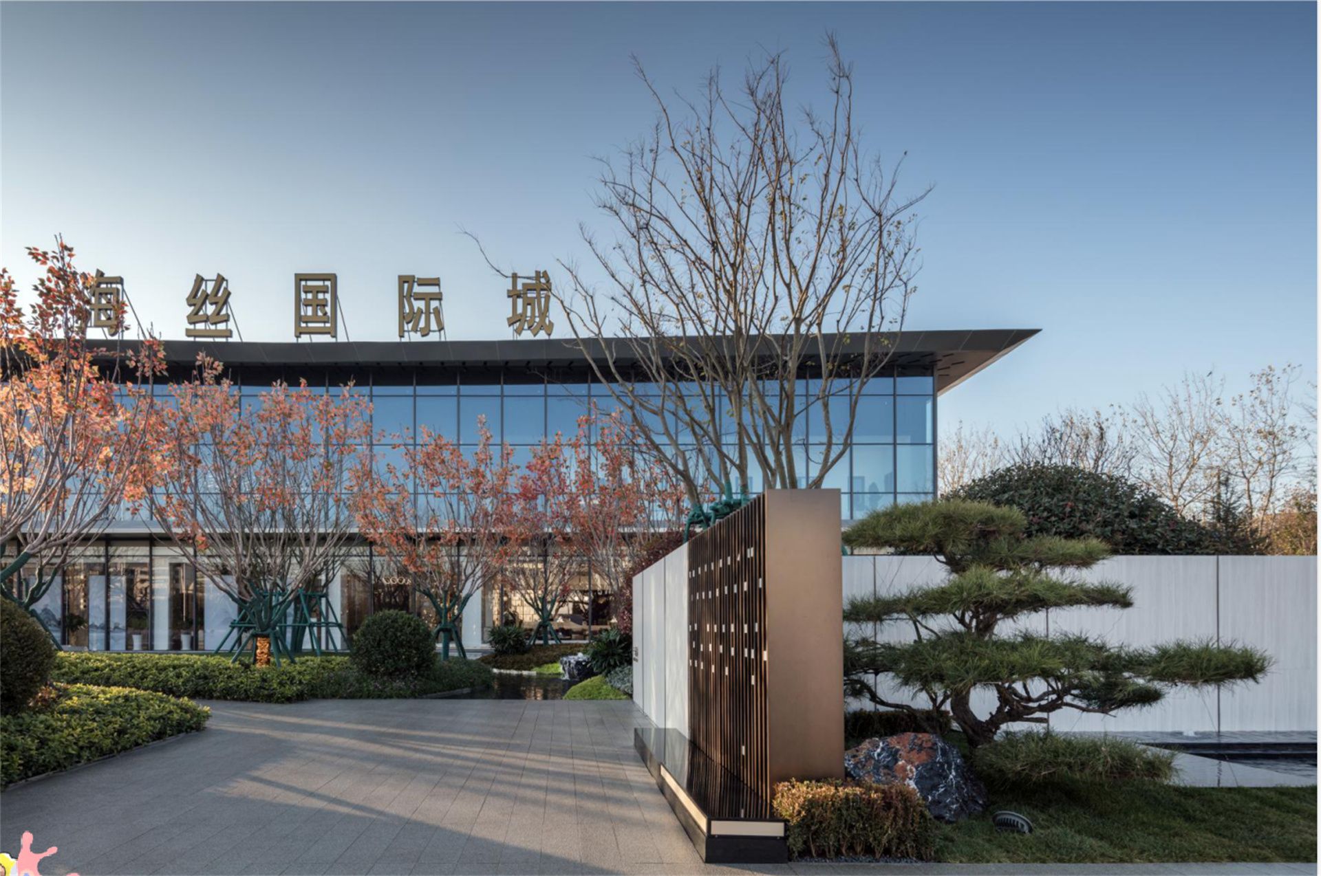 胶州海丝国际城项目展示区景观及小市政工程