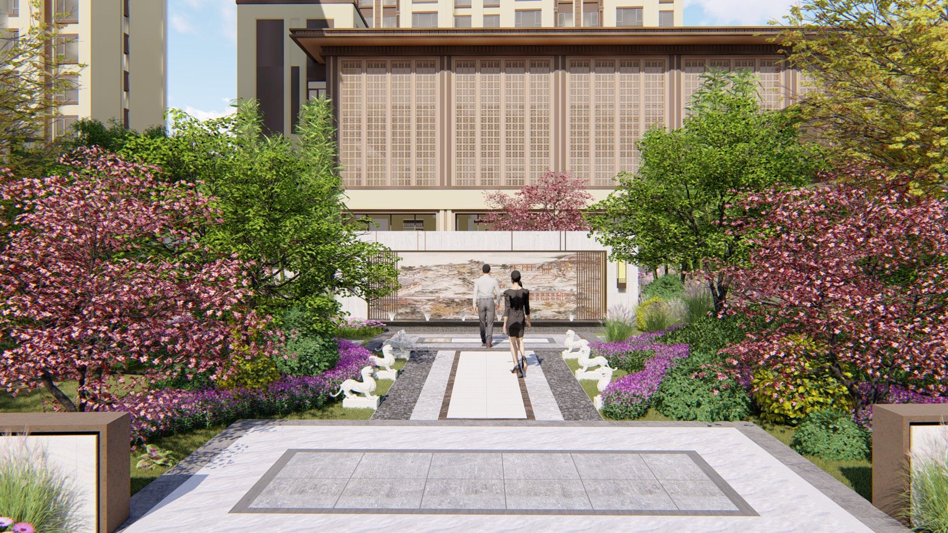 北京城建保定督府壹号示范园林景观设计