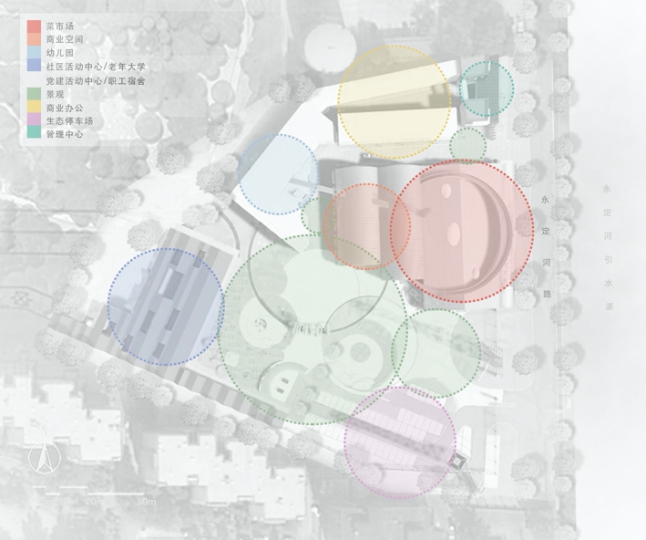 北京嘉源五孔桥农贸市场改造设计——“微创”手法介入的社区微更新设计