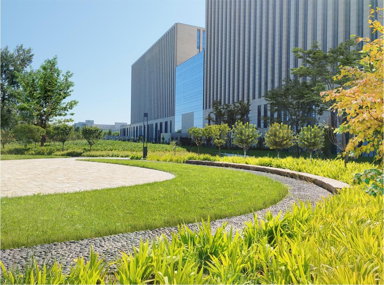 北京航空航天大学沙河校区主楼三期景观设计