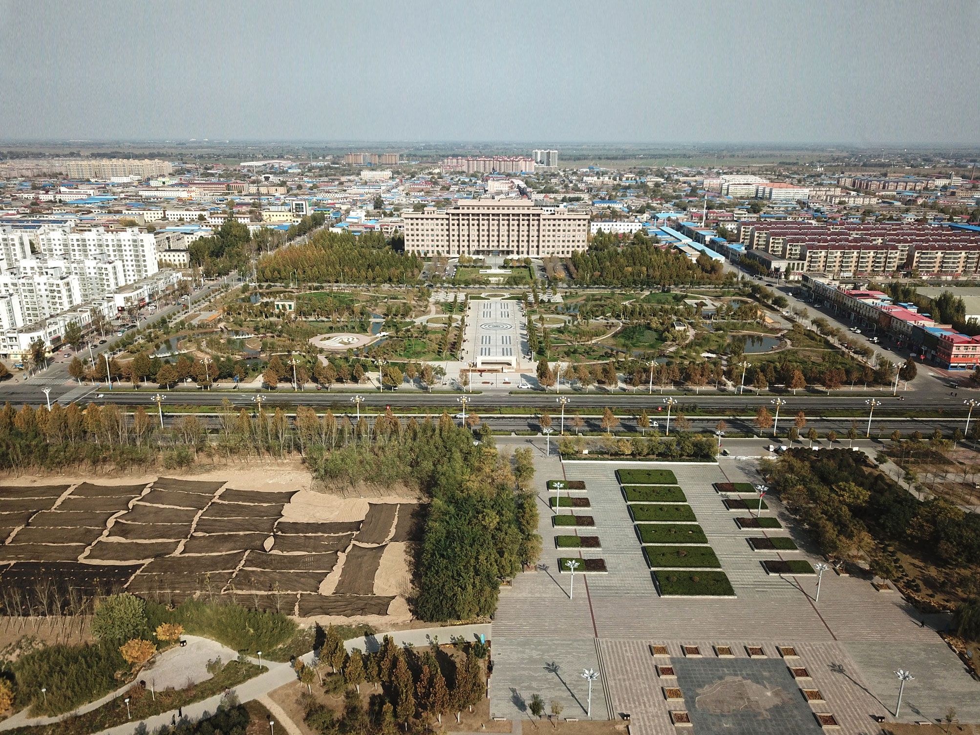新河县人民公园改造扩建工程施工