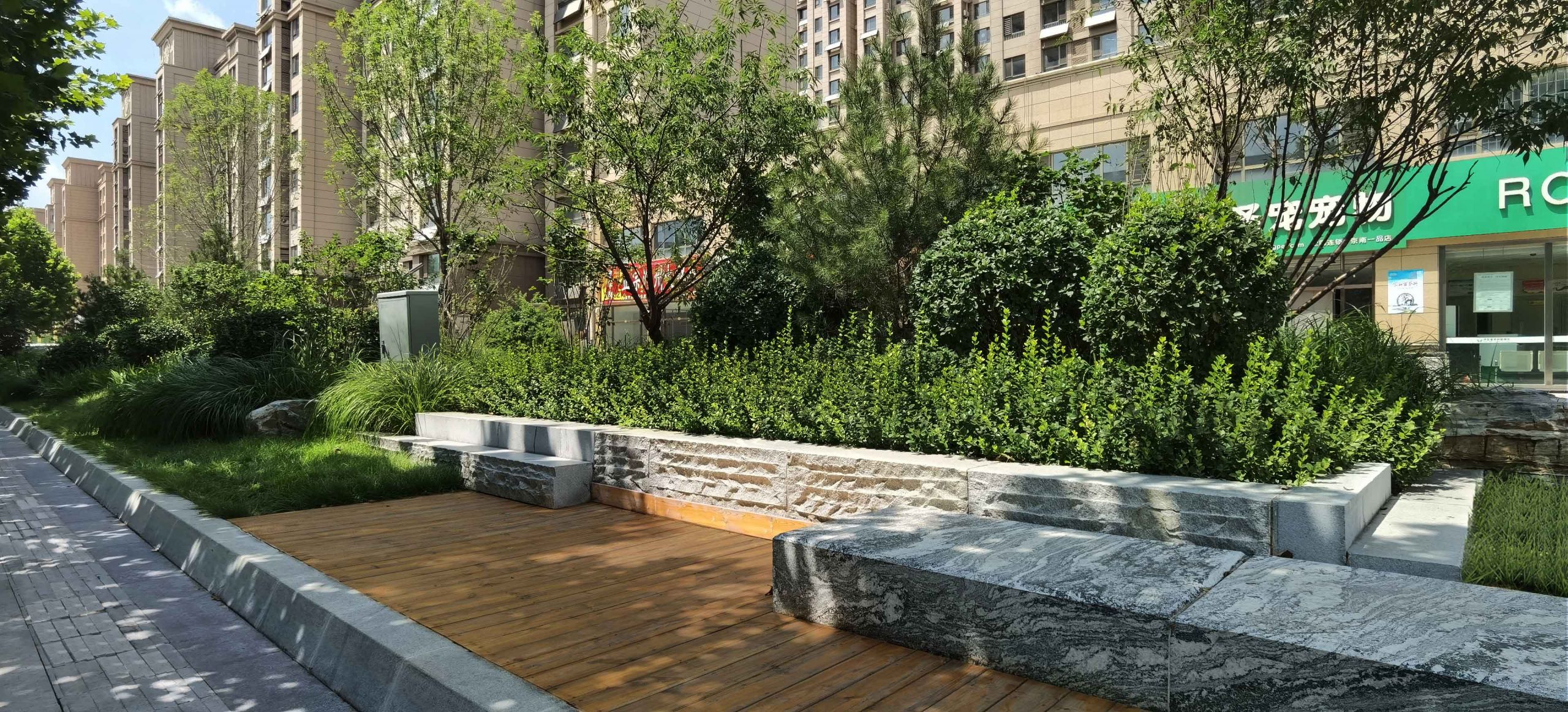 河间市信用社游园工程