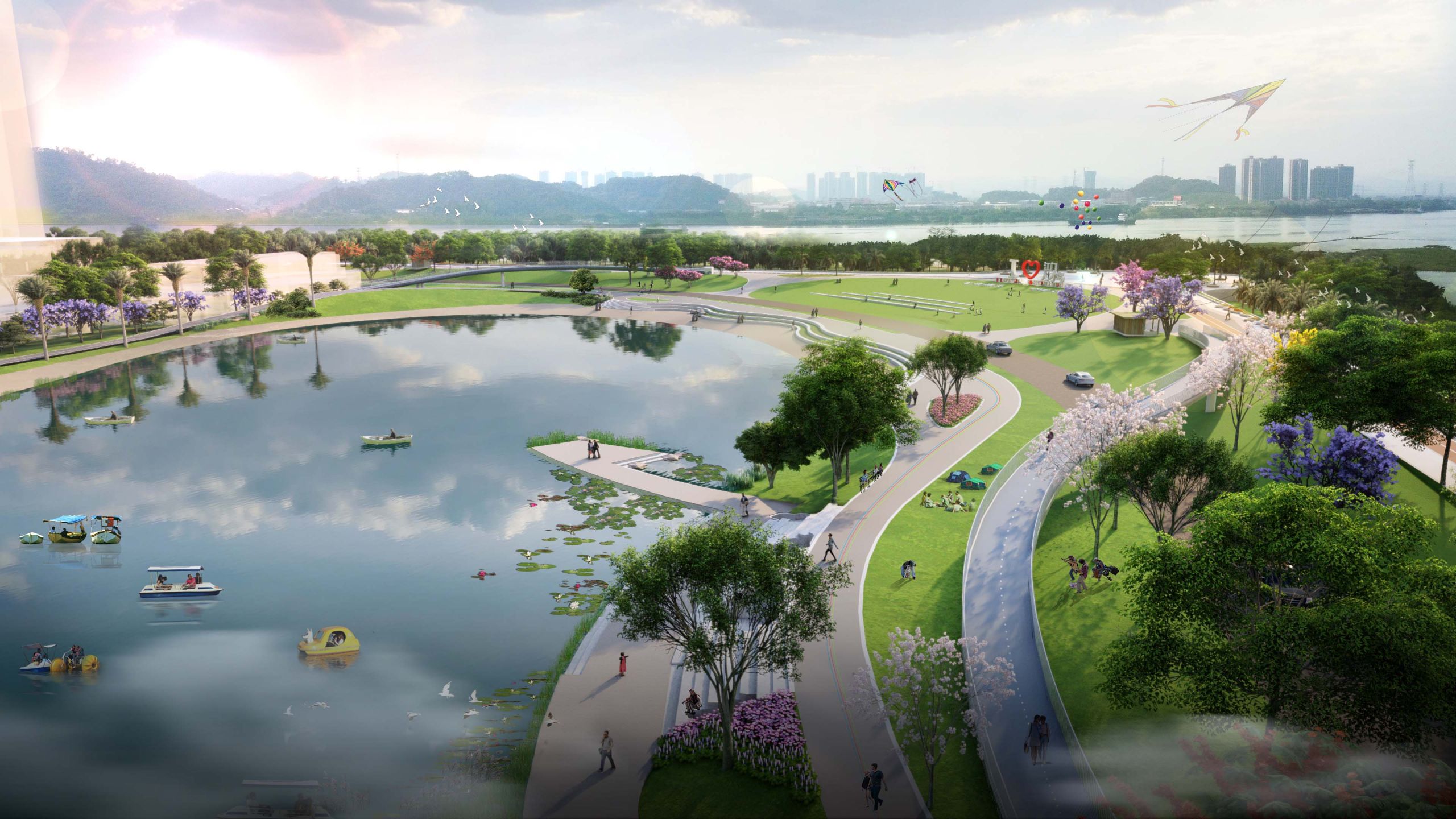 广东江门市潮连岛潮头中央公园