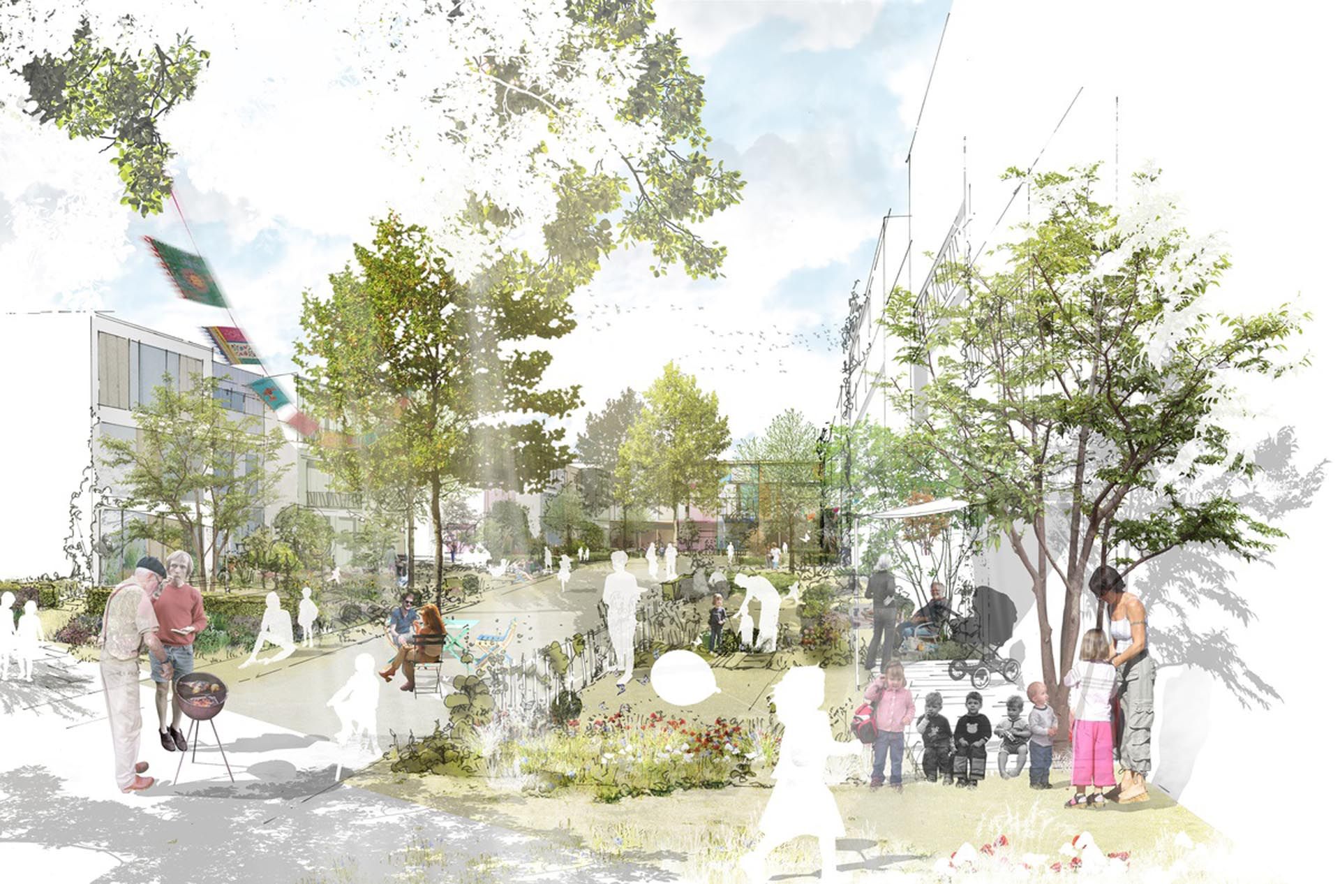 A New District at Dietenbach Freiburg, Germany/德国弗莱堡迪岑巴赫新城区规划